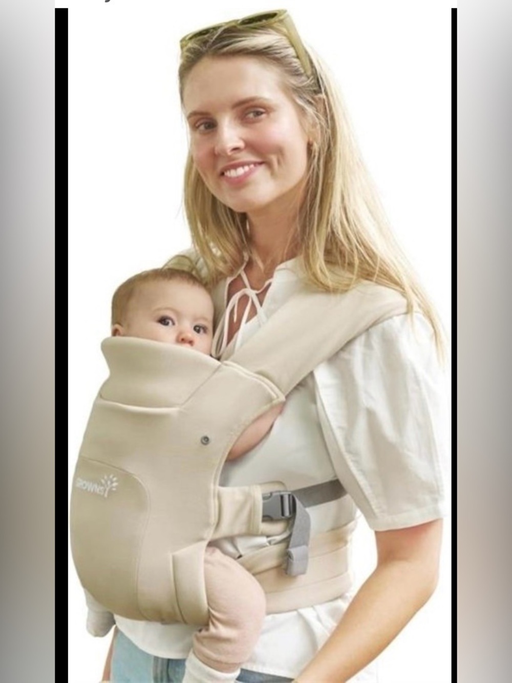 Beige Carrier — Comfortable Hands-Free Carrier